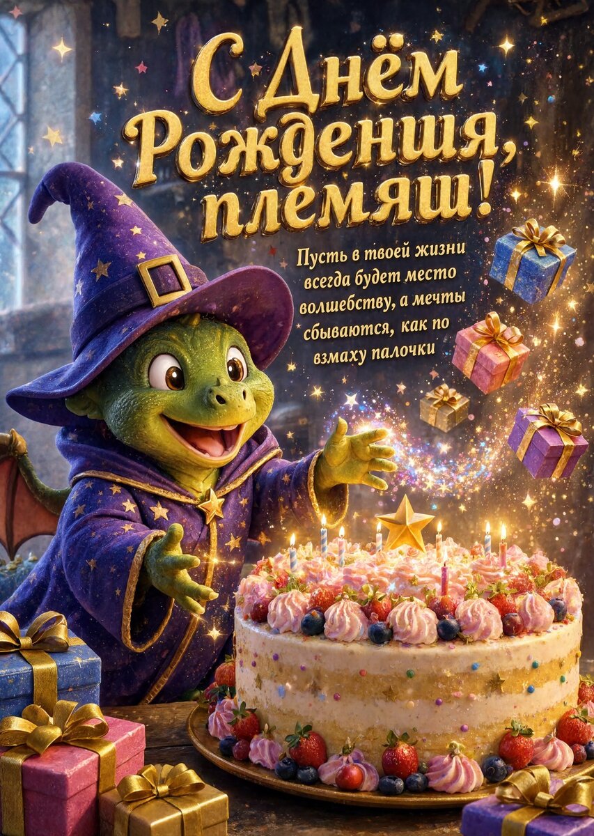 Открытка "С днем рождения пемяннику" #88