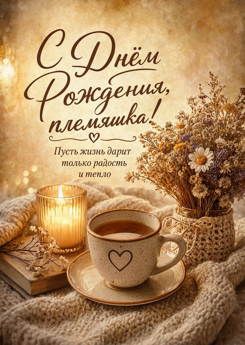 Открытка "С днем рождения племяннице" #15