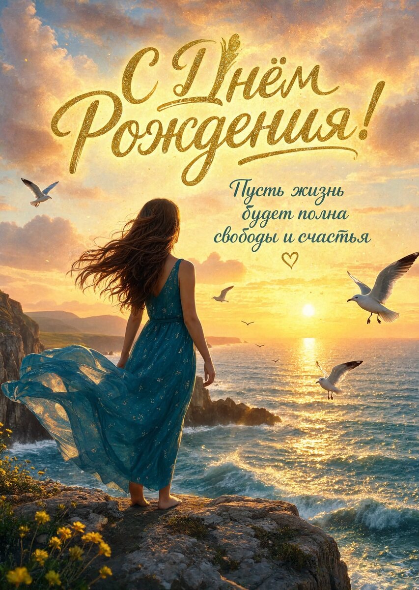 Открытка "С днем рождения племяннице" #26