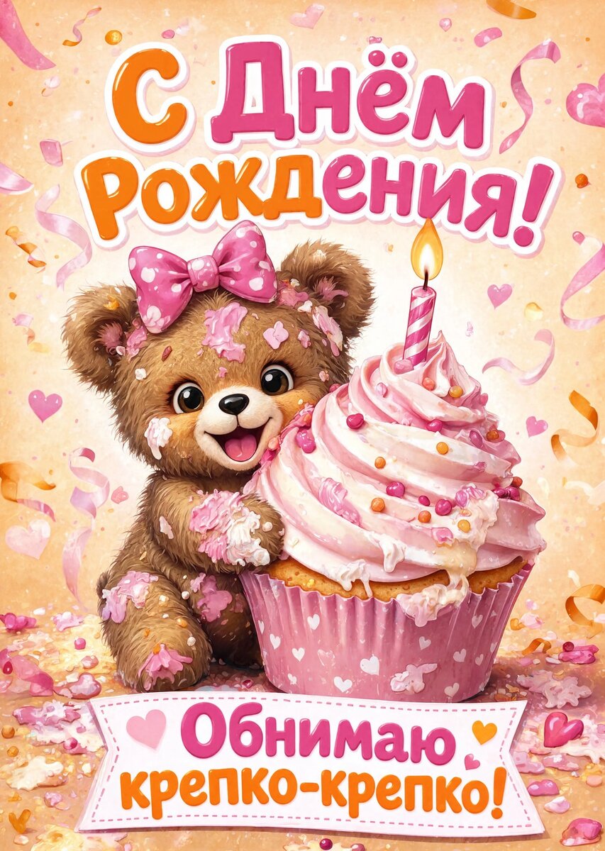 Открытка "С днем рождения племяннице" #29