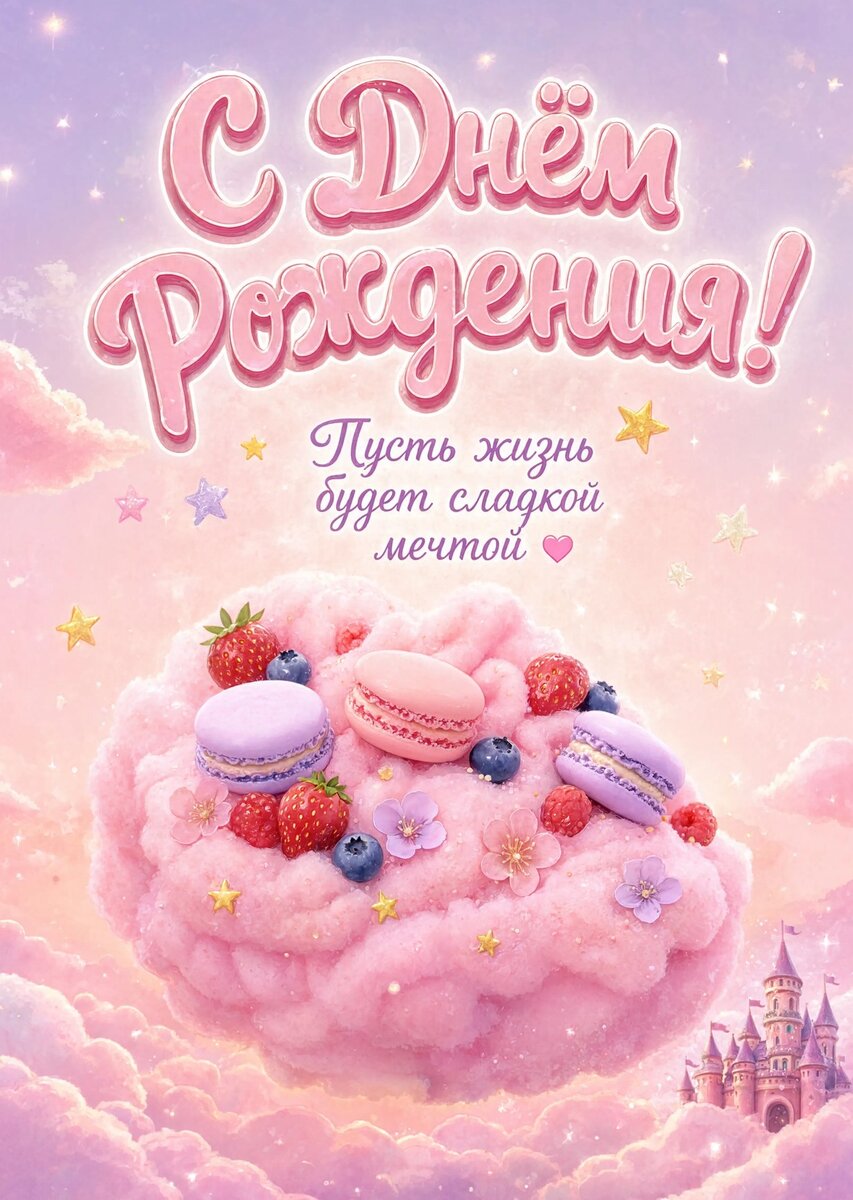 Открытка "С днем рождения племяннице" #32