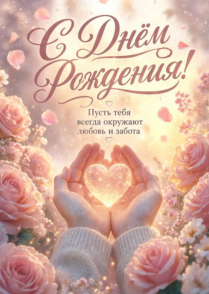 Открытка "С днем рождения племяннице" #38