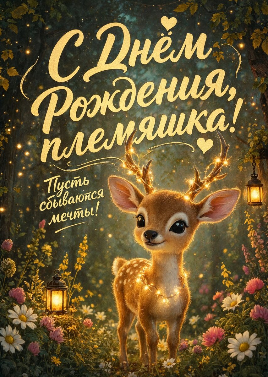 Открытка "С днем рождения племяннице" #43