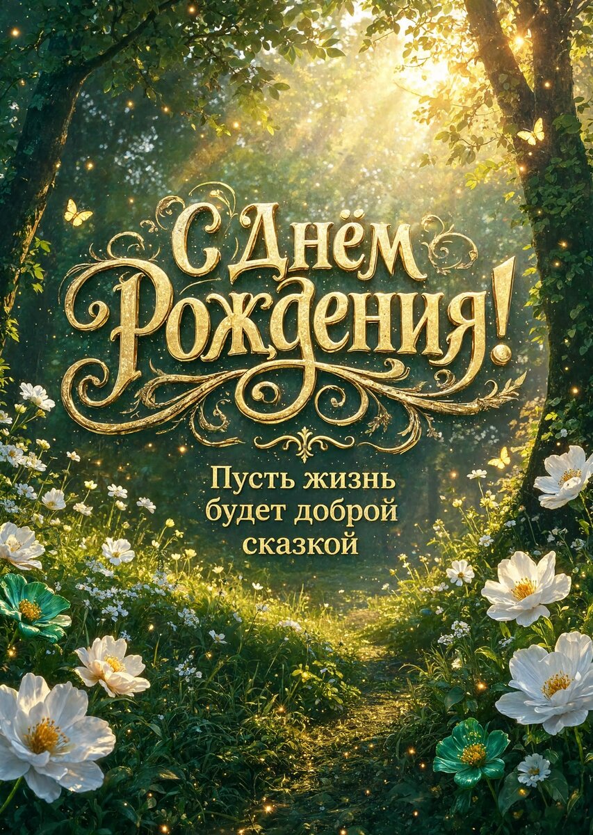 Открытка "С днем рождения племяннице" #88