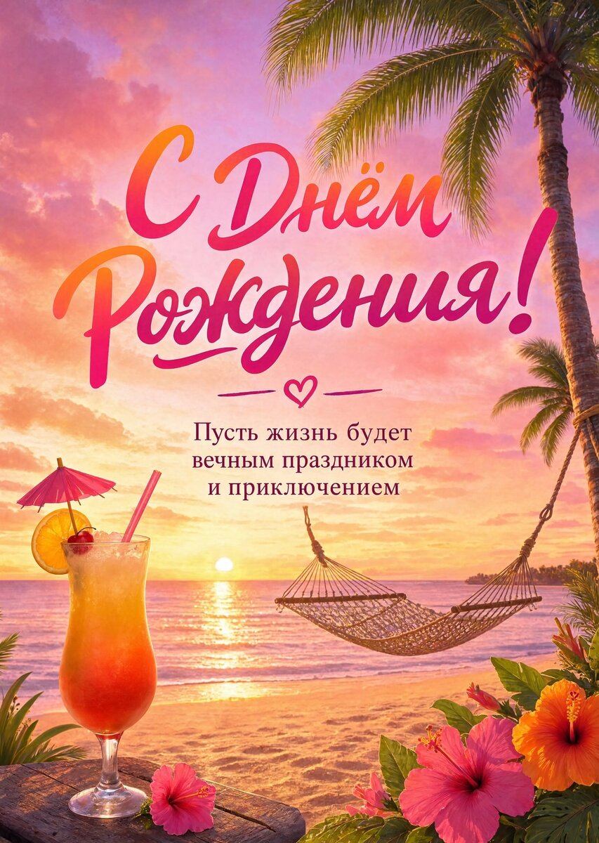 Открытка "С днем рождения племяннице" #89