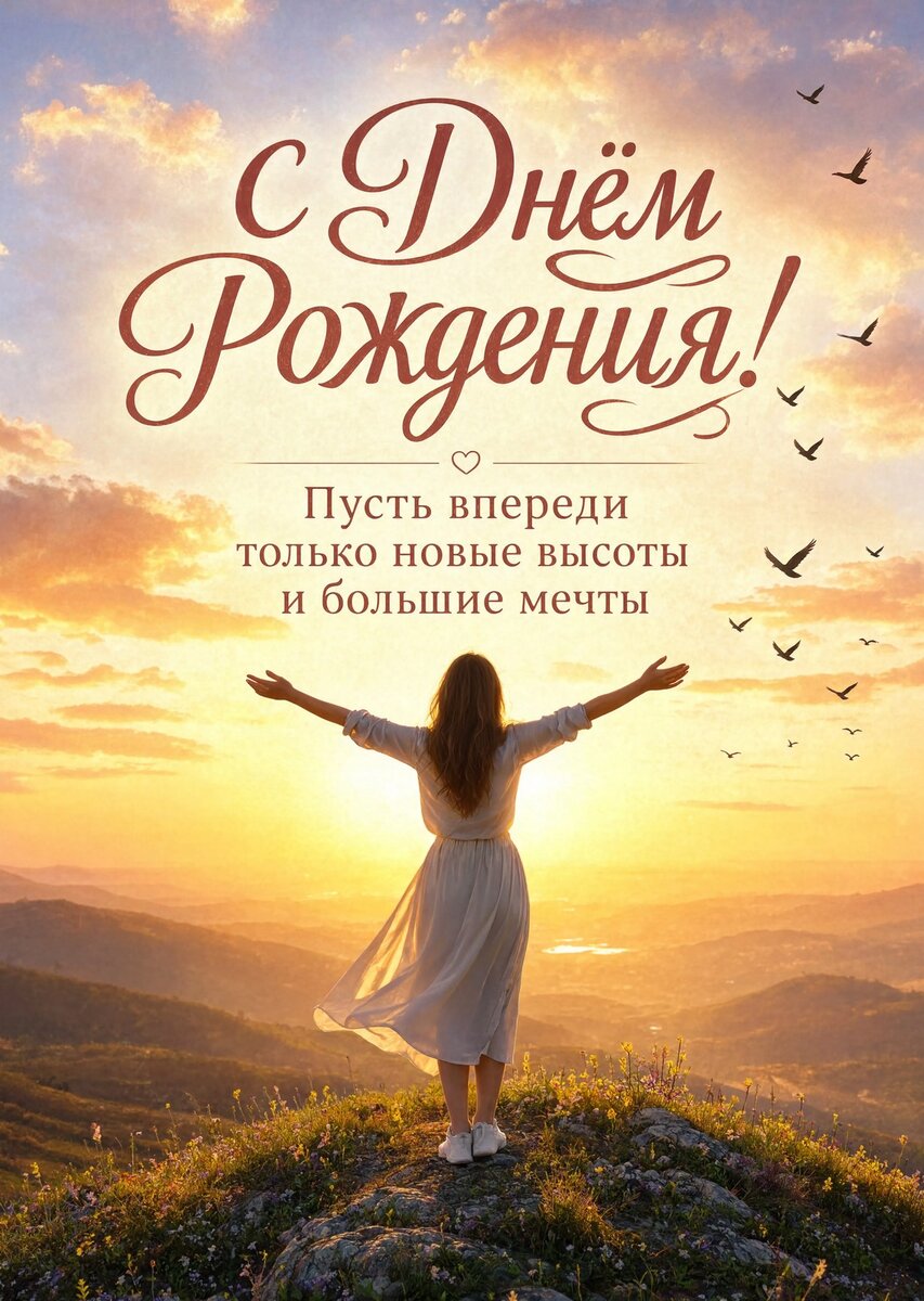 Открытка "С днем рождения племяннице" #91