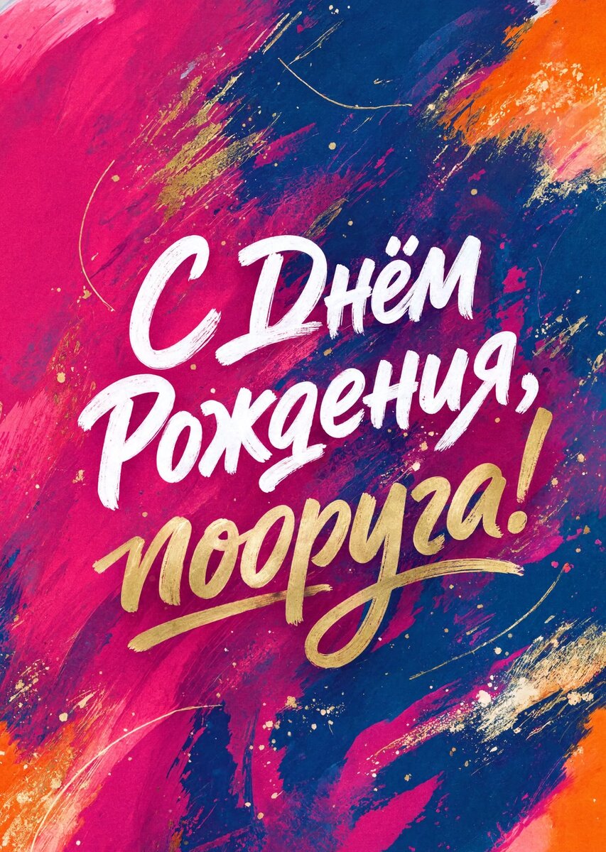 Открытка С Днём Рождения Подруга #72
