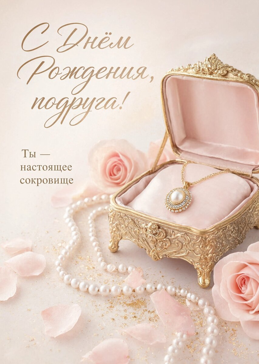 Открытка С Днём Рождения Подруга #82