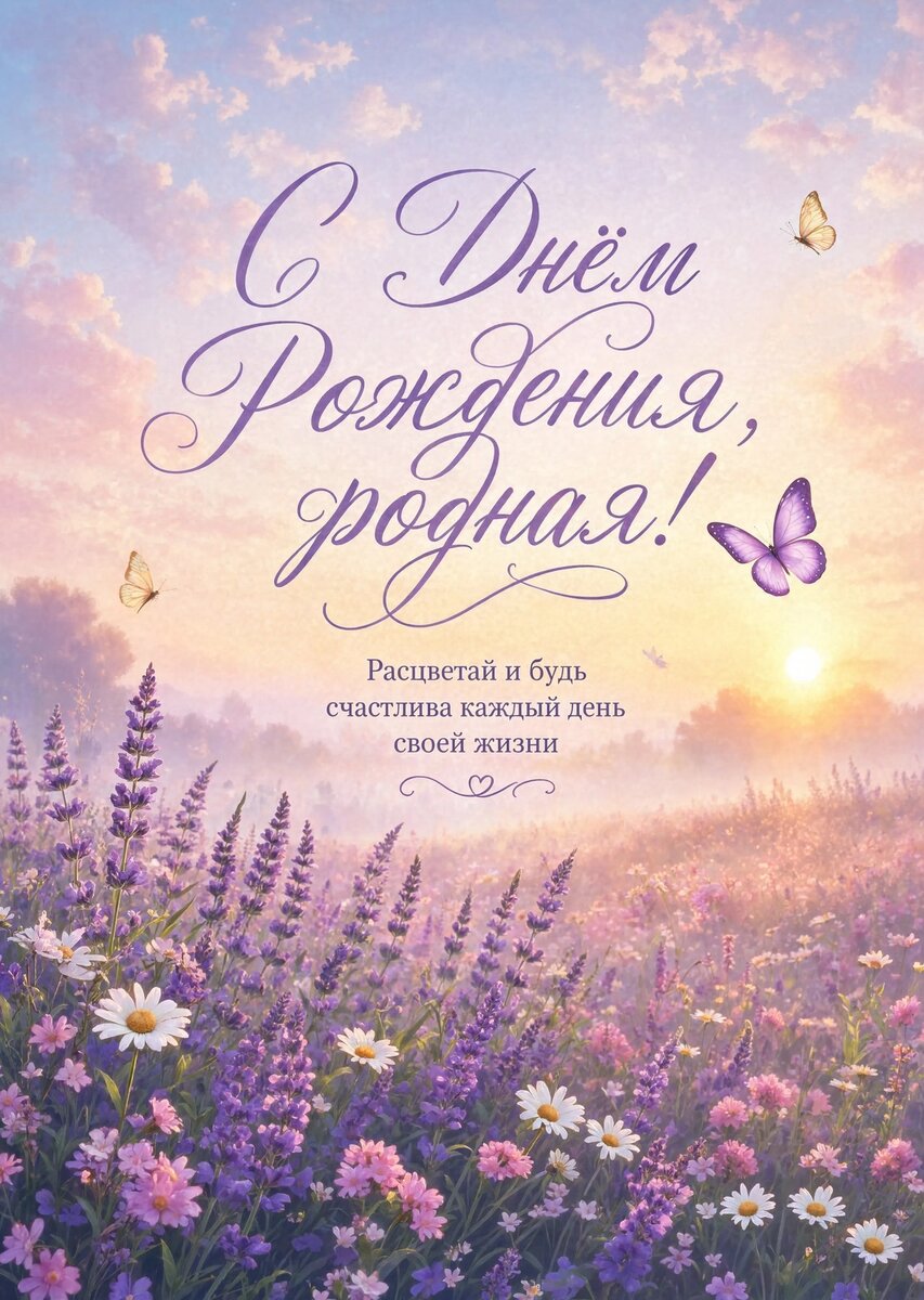 Открытка "С Днём рождения жене" #67