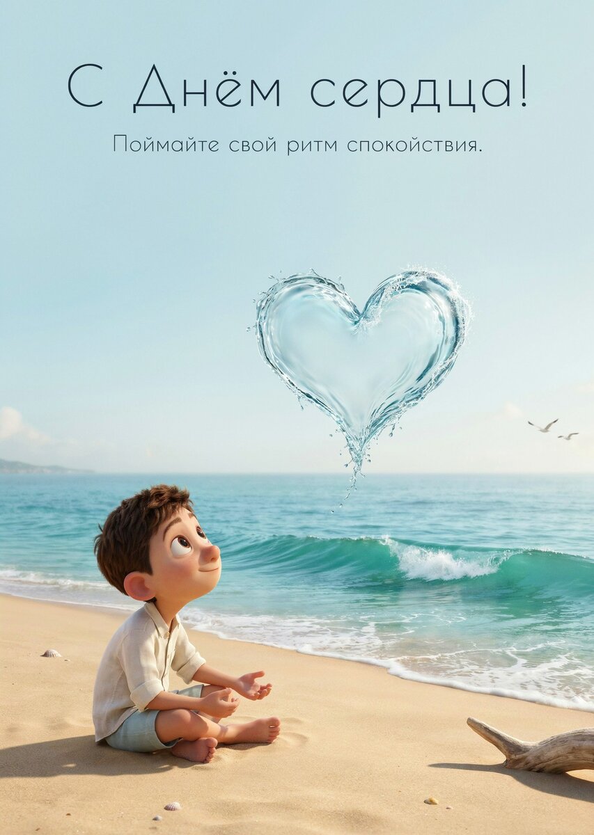 Открытка С Днем Сердца #11