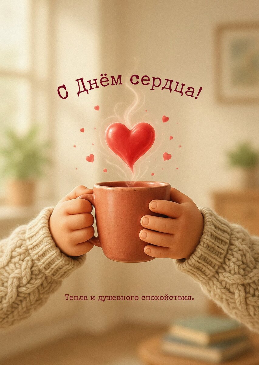 Открытка С Днем Сердца #19
