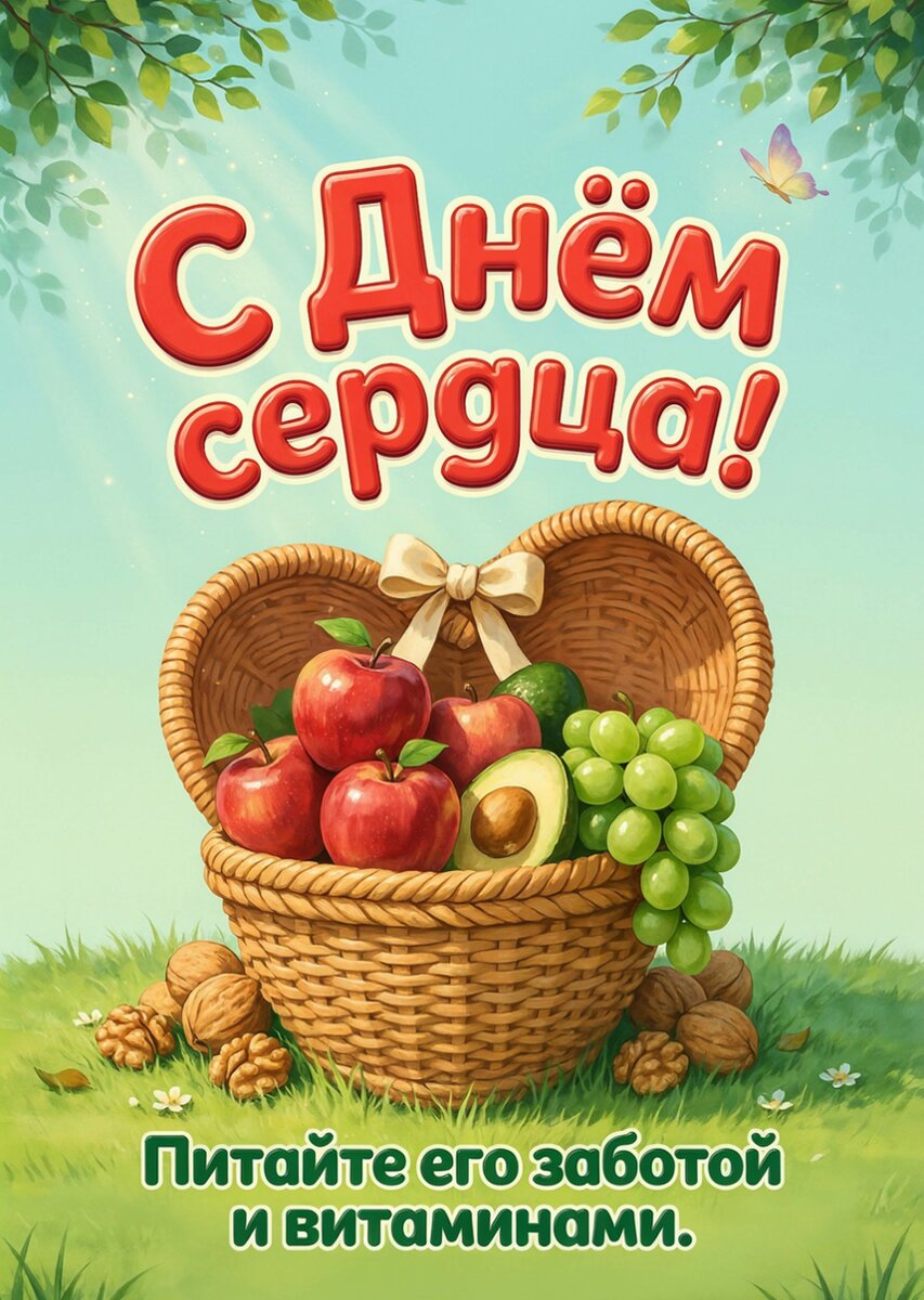 Открытка С Днем Сердца #20