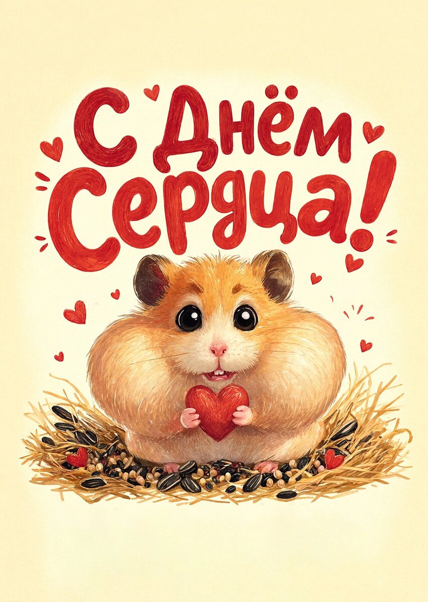 Открытка С Днем Сердца #22
