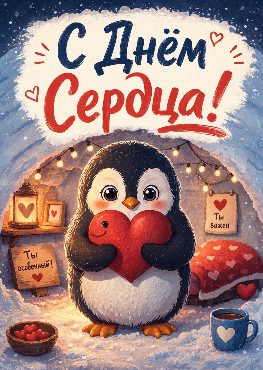 Открытка С Днем Сердца #24