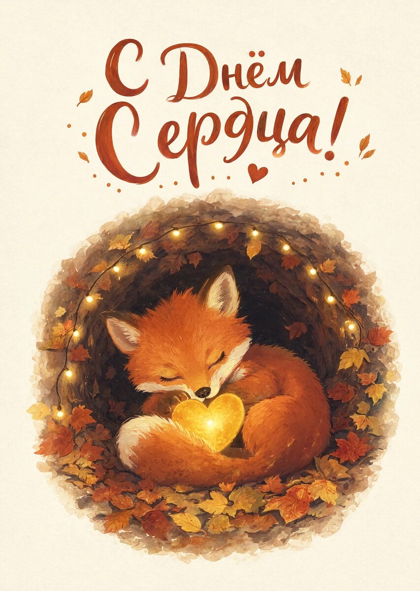 Открытка С Днем Сердца #27