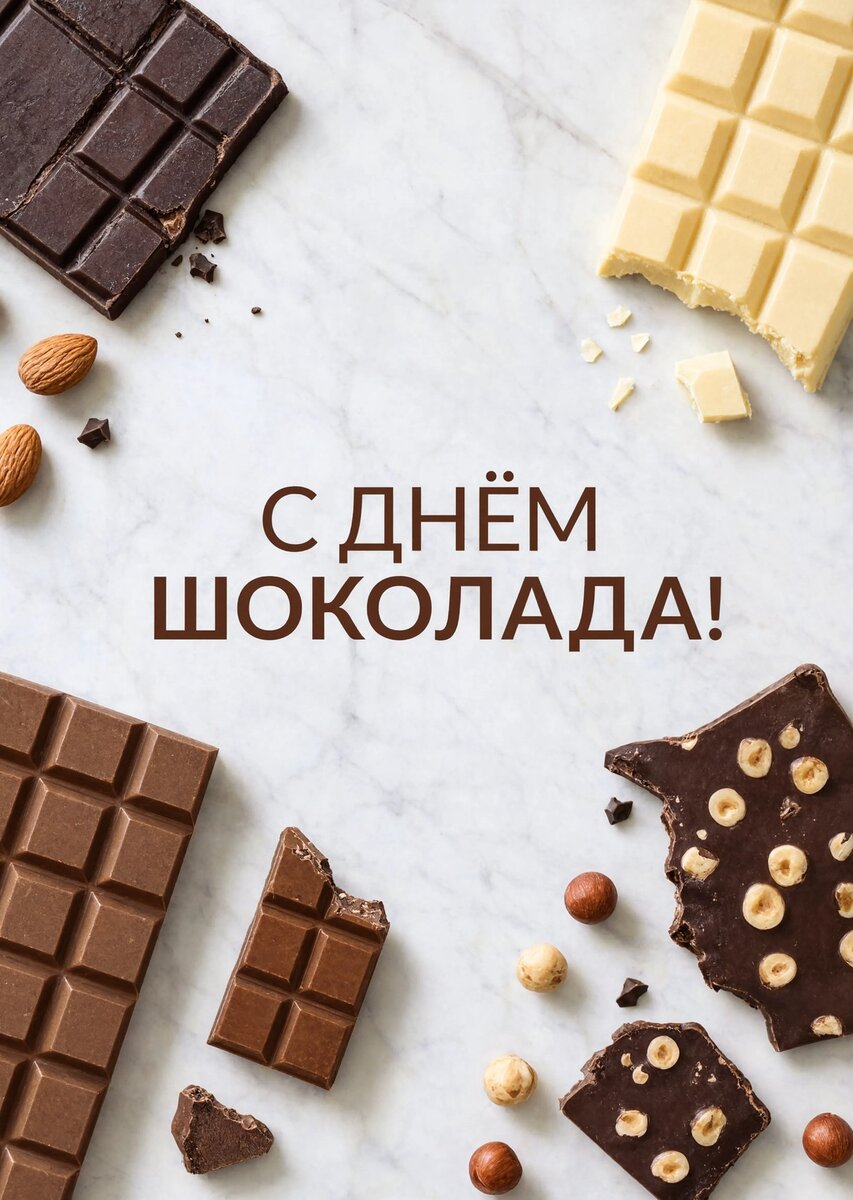 Открытка с Днем Шоколада-6