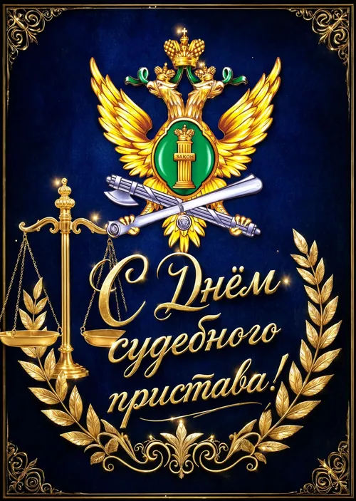 открытка с Днем Судебного Пристава-1