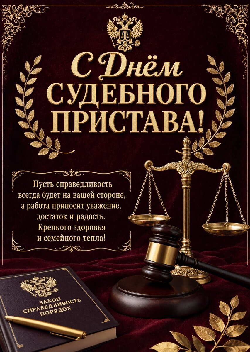 открытка с Днем Судебного Пристава-11