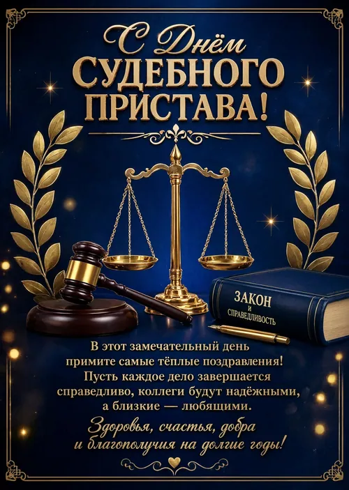 открытка с Днем Судебного Пристава-12