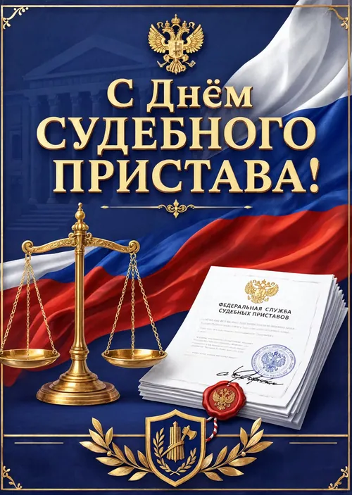 открытка с Днем Судебного Пристава-13