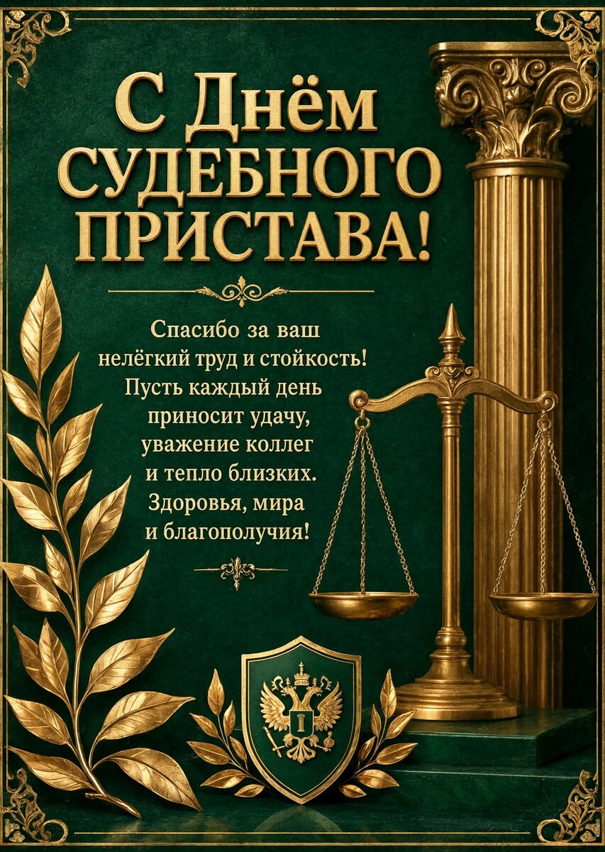 открытка с Днем Судебного Пристава-14