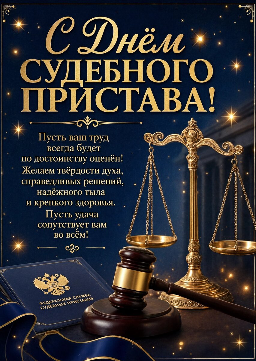 открытка с Днем Судебного Пристава-16