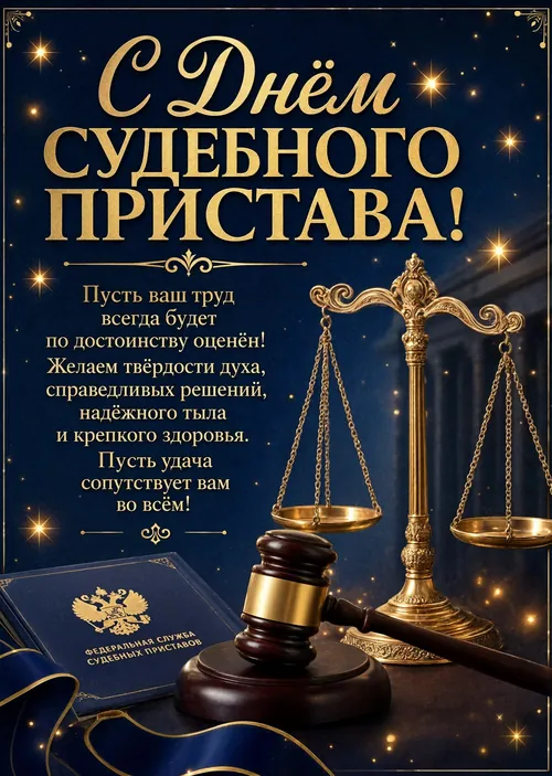 открытка с Днем Судебного Пристава-16