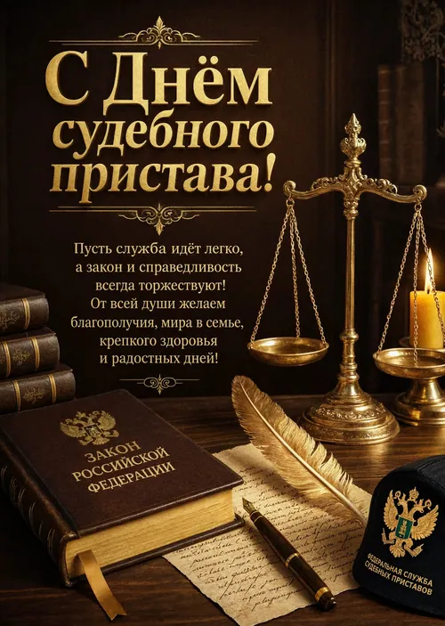 открытка с Днем Судебного Пристава-18