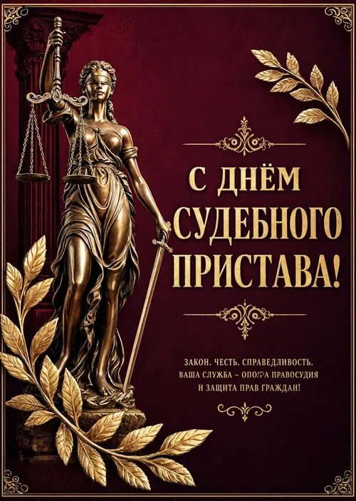 открытка с Днем Судебного Пристава-19