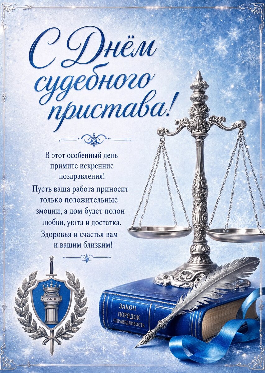 открытка с Днем Судебного Пристава-2