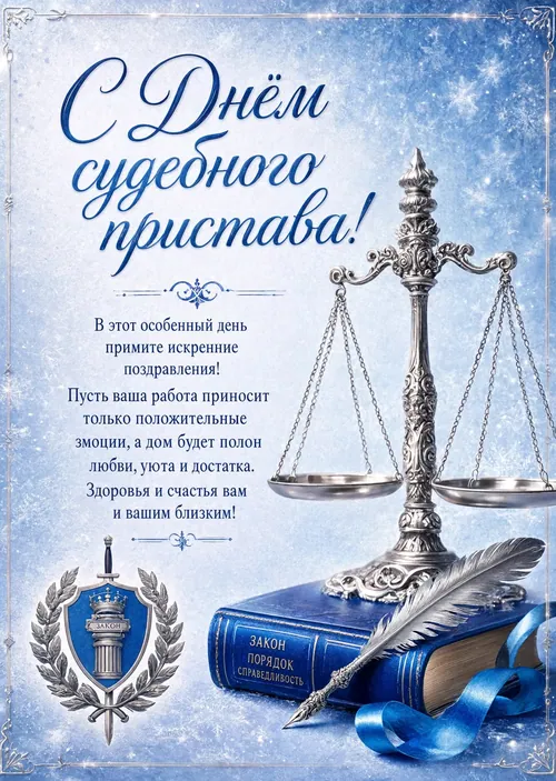 открытка с Днем Судебного Пристава-2