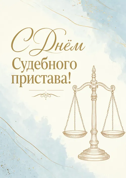 открытка с Днем Судебного Пристава-20