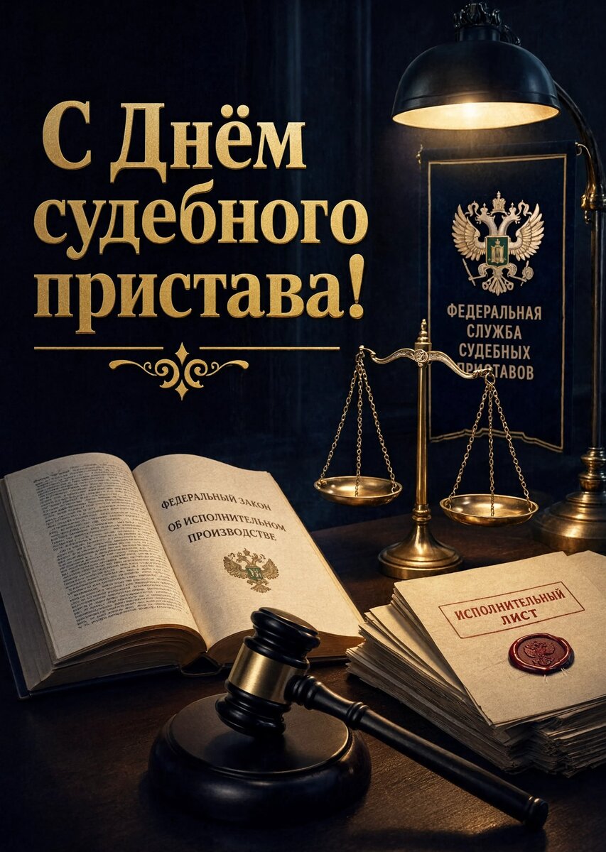 открытка с Днем Судебного Пристава-22