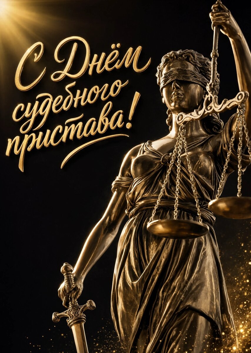 открытка с Днем Судебного Пристава-23
