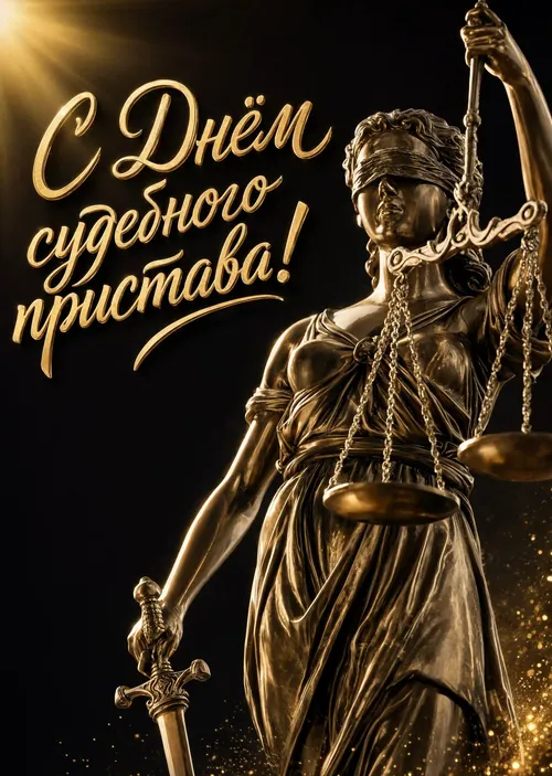 открытка с Днем Судебного Пристава-23