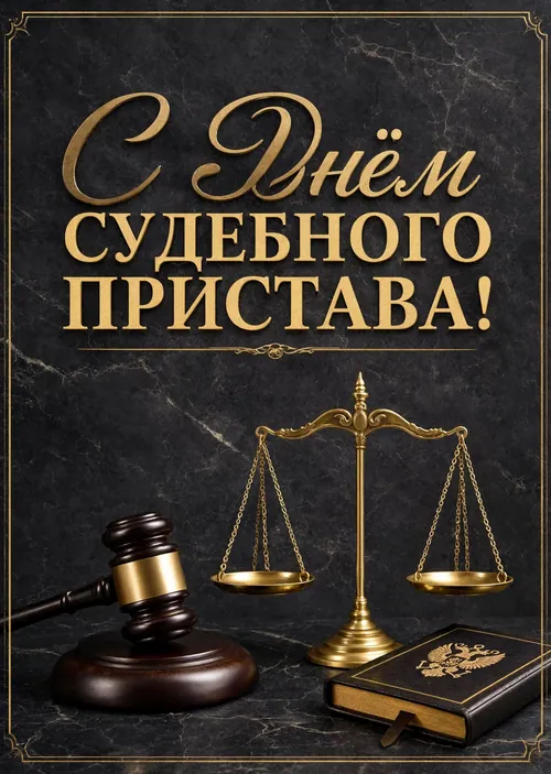 открытка с Днем Судебного Пристава-4