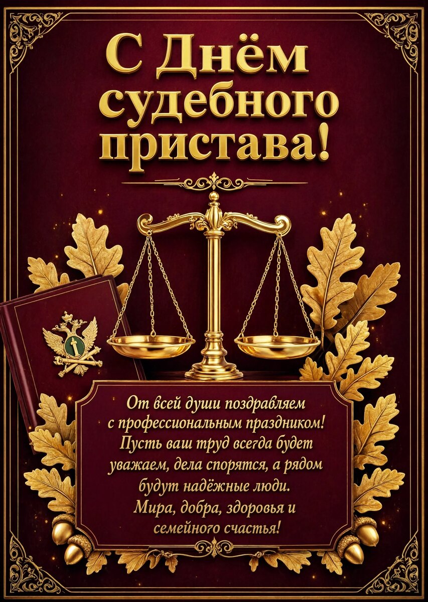 открытка с Днем Судебного Пристава-5