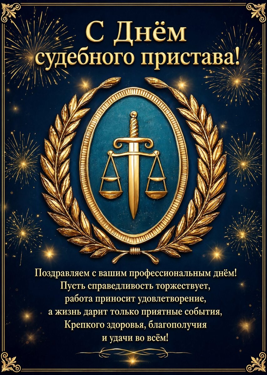 открытка с Днем Судебного Пристава-7