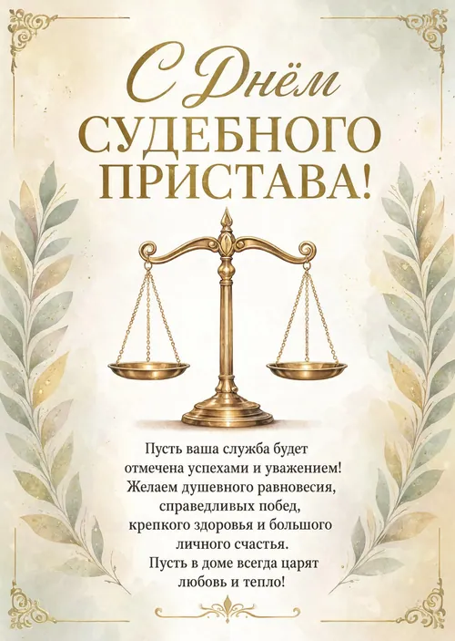 открытка с Днем Судебного Пристава-9