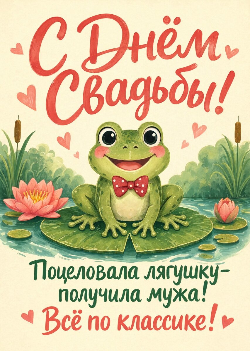 Открытка "С днём свадьбы" #30