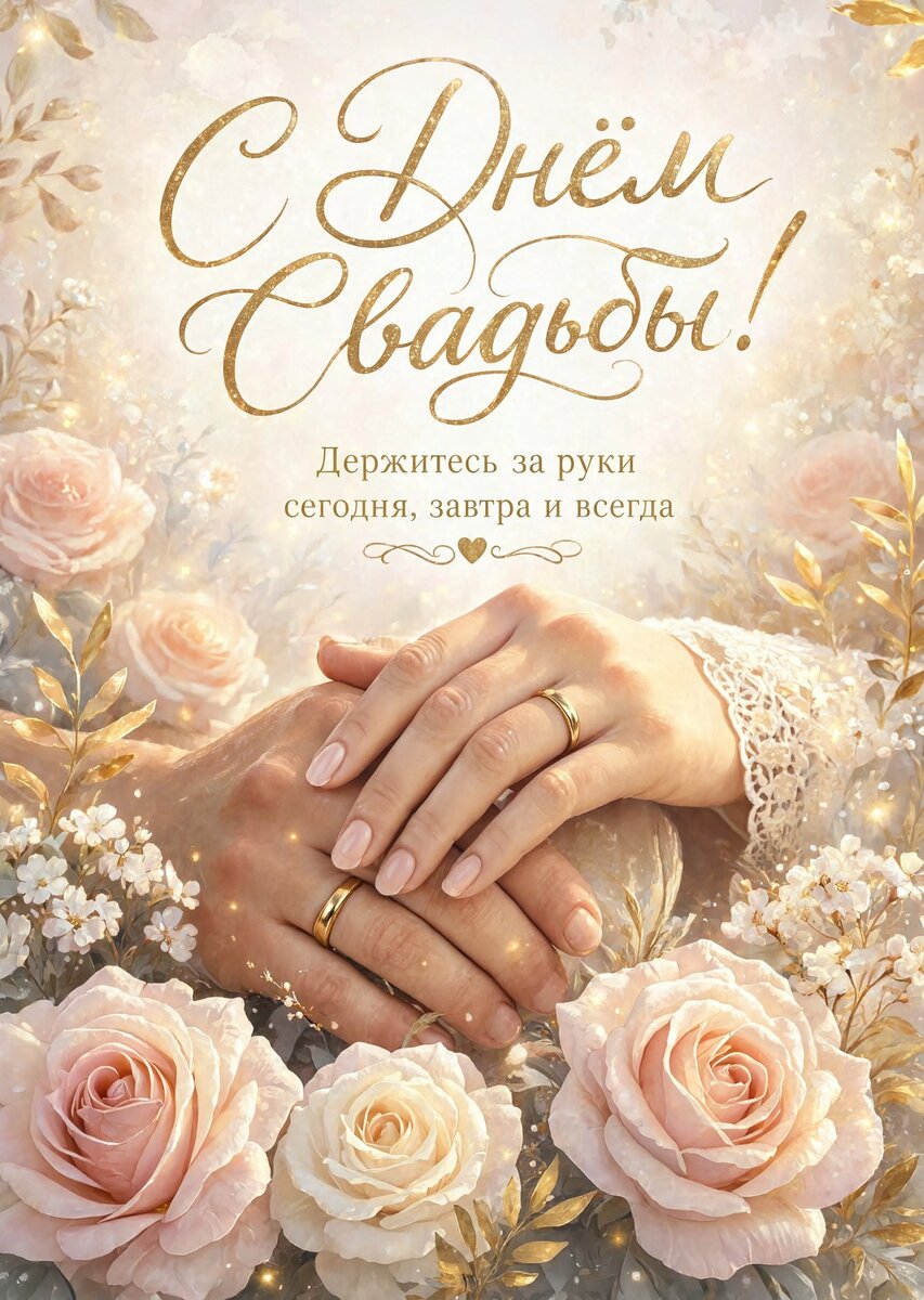 Открытка "С днём свадьбы" #67