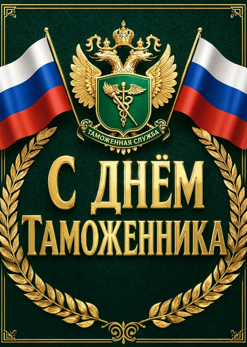 открытка с Днем Таможенника-1