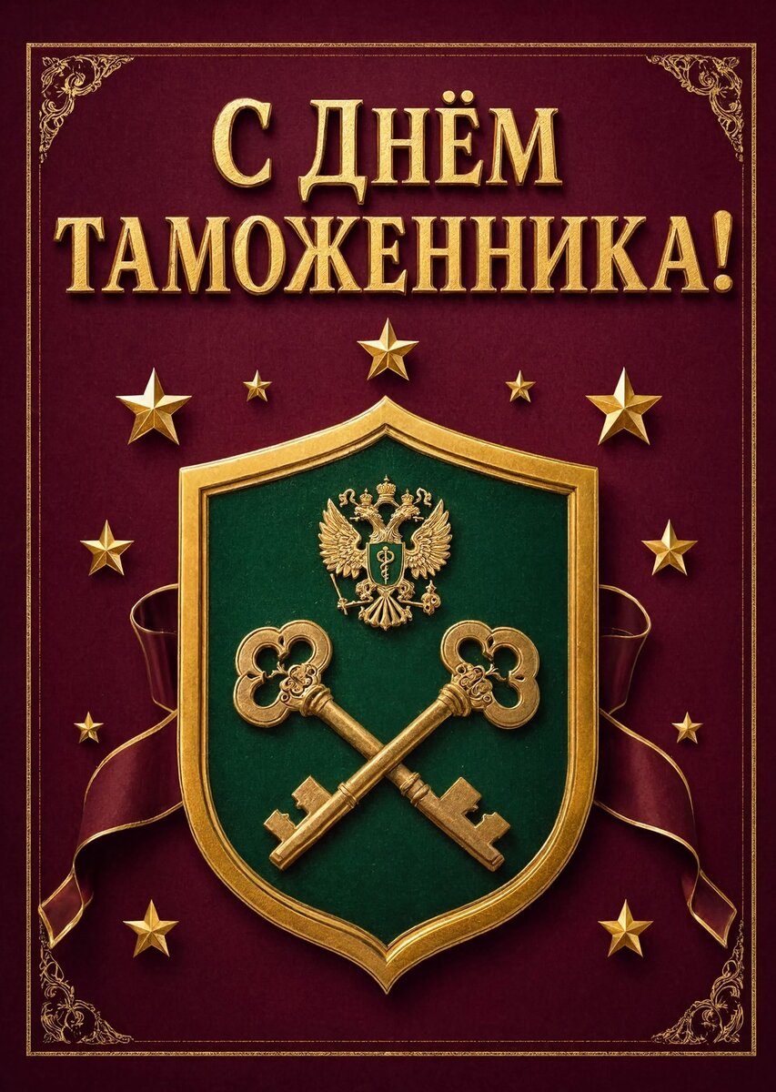 открытка с Днем Таможенника-14