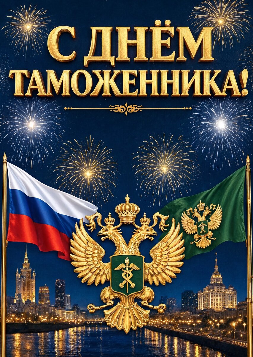 открытка с Днем Таможенника-16