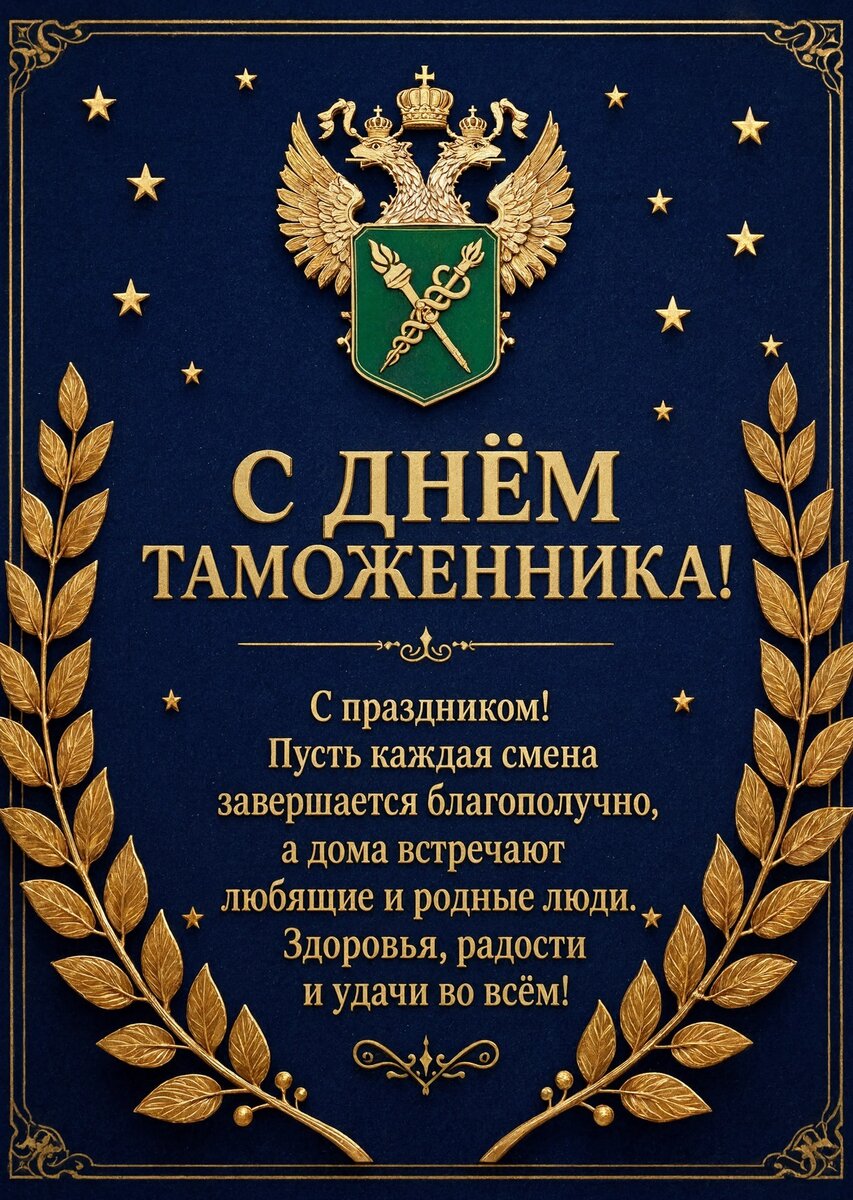 открытка с Днем Таможенника-4
