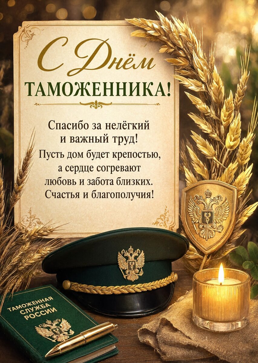 открытка с Днем Таможенника-8
