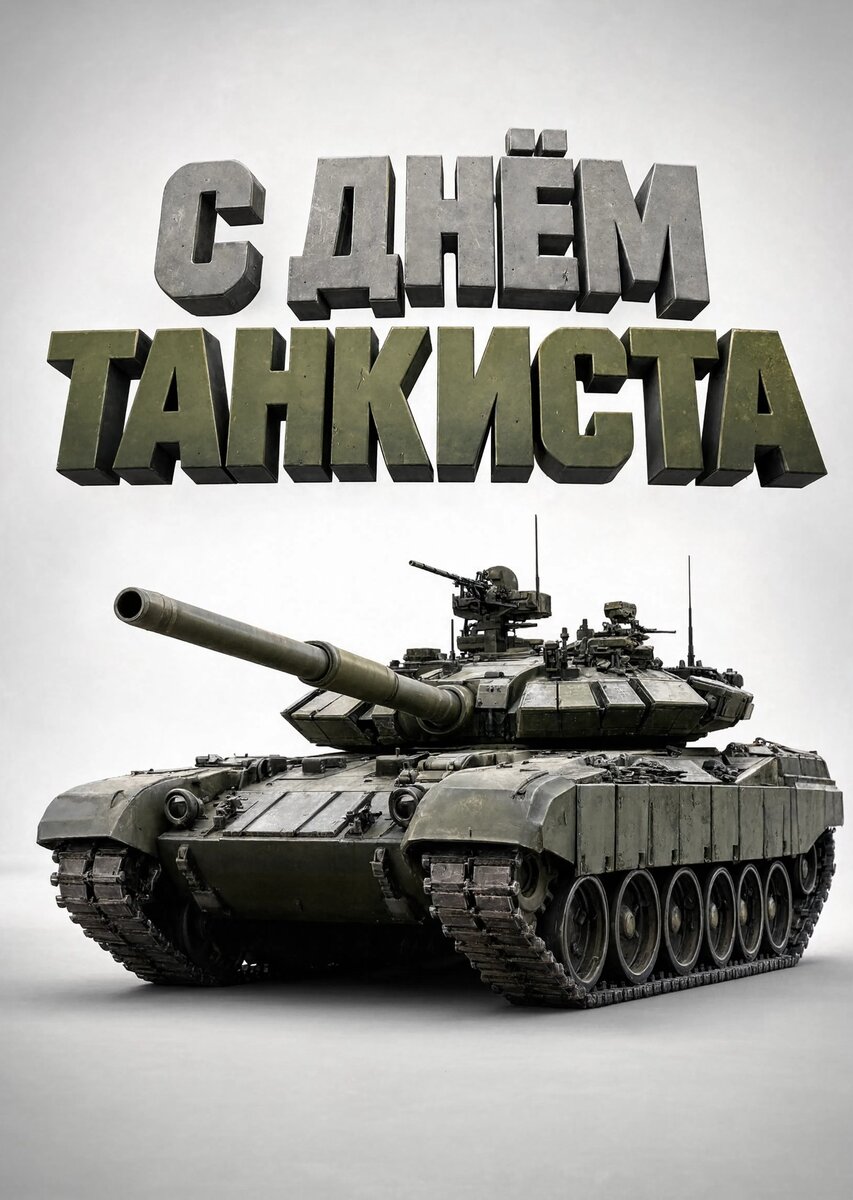Открытка С днем танкиста #26