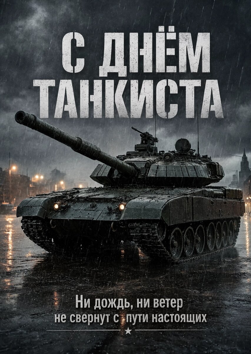 Открытка С днем танкиста #33