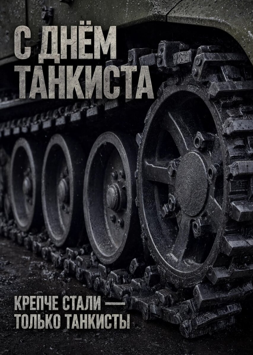 Открытка С днем танкиста #60
