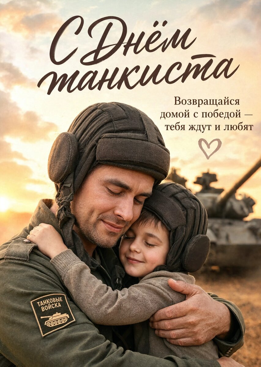 Открытка С днем танкиста #62